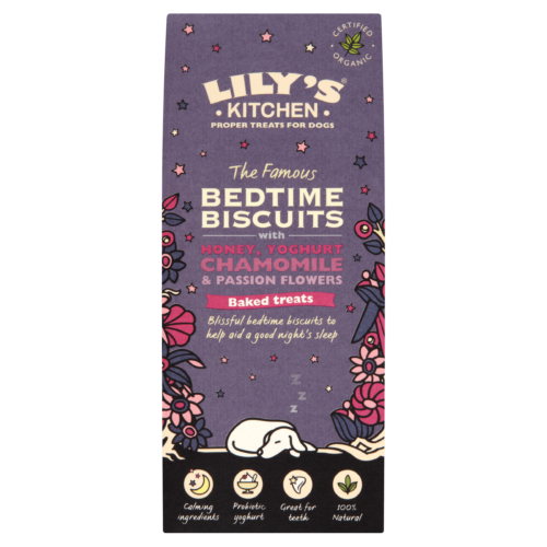 Lily's Kitchen Friandise Naturelle Bio pour Chien pour une bonne nuit - Bedtime Biscuits  100g
