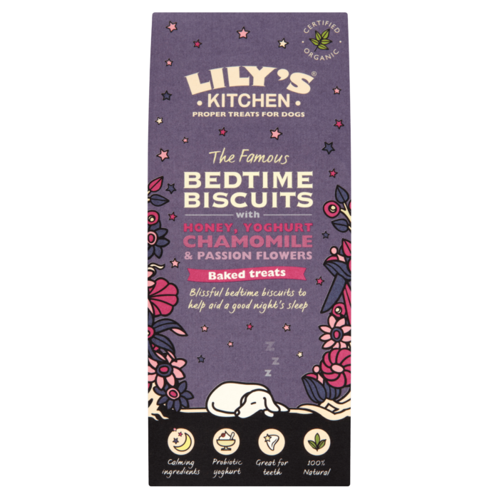 Lily's Kitchen Friandise Naturelle Bio pour Chien pour une bonne nuit - Bedtime Biscuits  100g